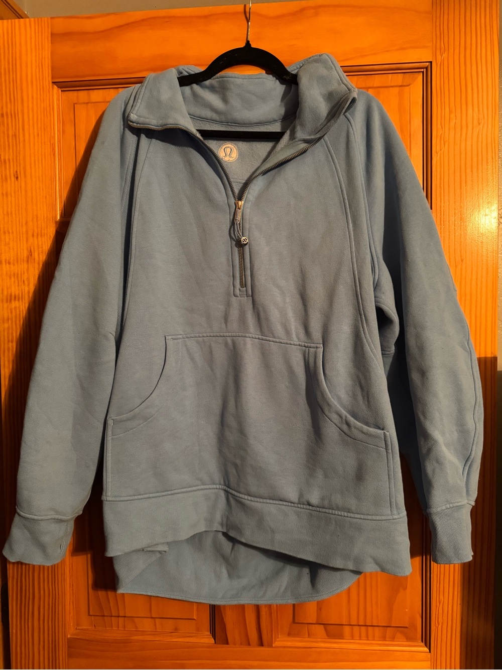 Lululemon Half-Zip Pullover Hoodie - Dusty Blue